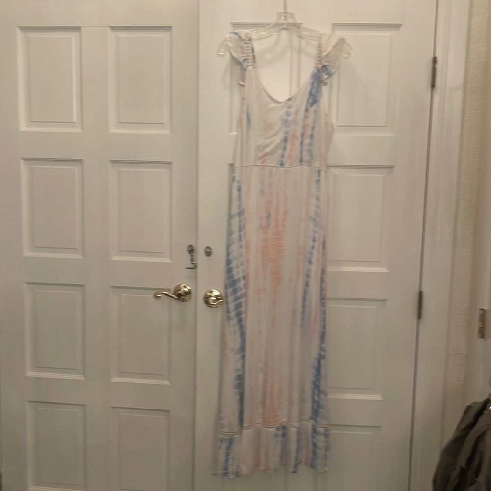 NWOT tie dyed style long sundress